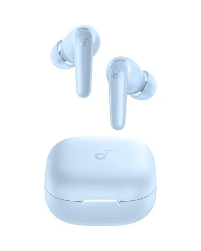 soundcore P31i Auriculares Inalámbricos Bluetooth de Anker, Cancelación de Ruido en Tiempo Real, Auriculares Traductores, Sonido de Alta Resolución LDAC, 50h de Uso, Carga Rápida, Audio Espacial, IP55