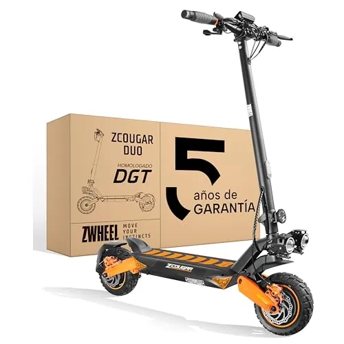 ZWHEEL ZCOUGAR | Patinete Eléctrico Adultos Homologado con Talleres España