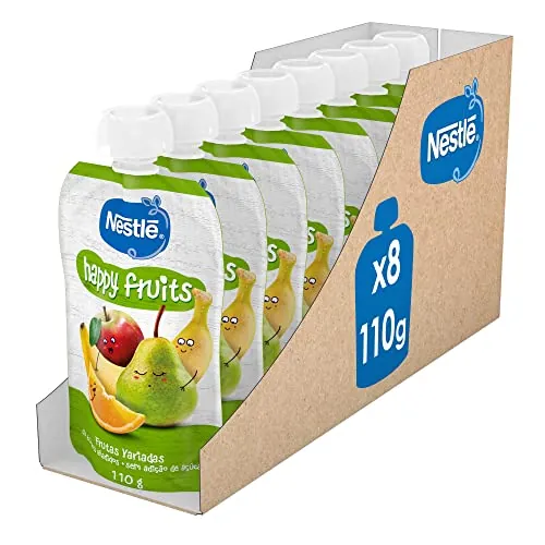 Nestlé Bolsitas Happy Fruits 8x110g