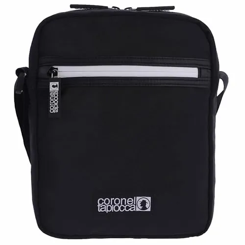 Coronel Tapiocca Para Alvaro, Bolsos Bandolera Hombre, Negro (Black), 18x5x23 Cm