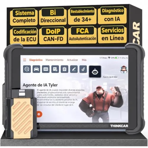 OBD2 Diagnosis, Thinkcar 689BT Diagnóstico Inteligente con IA Todos Sistema