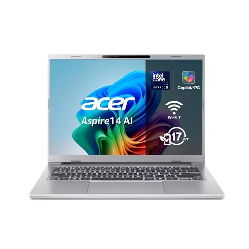 Acer Aspire 14 AI Copilot+ PC, Portátil 14", Core Ultra 5,16GB RAM, 512GB SSD