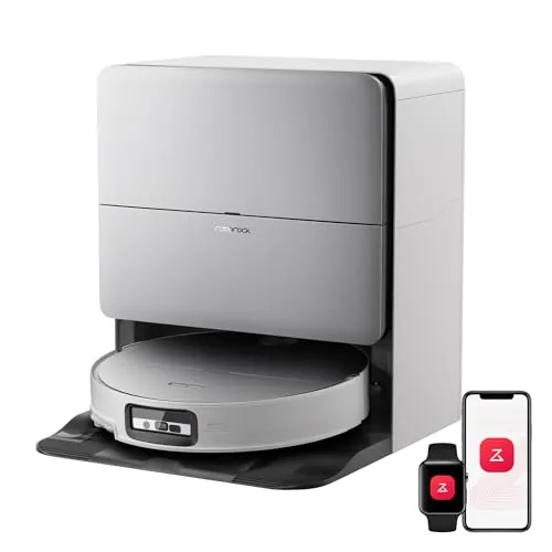 roborock Saros 20 Sonic Robot Aspirador 36.000 Pa, Motor HyperForce, Doble Sistema Antienredos, Chasis AdaptiLift Supera Umbrales de 8,8 cm, Nuevo RockDock, Planificación por Voz SmartPlan 3.0