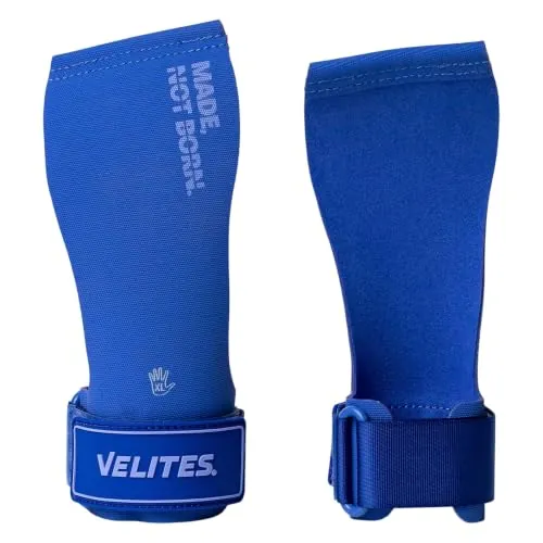 Velites Calleras All Terrain para Crossfit, Sin Agujeros, Talla XL, Azul | Crossfit y calistenia, mejoran tu agarre, protegen las manos en cada WOD, fabricado con materiales resistentes, unisex.