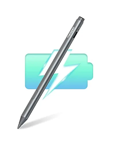 Lápiz para Surface con 4096 Nivel de Presión,Metapen M2 Stylus Pen con Borrador de Extremo Final,Carga Rapida USB-C,Sensible a la Inclinación,Rechazo de Palma,para Surface Pro 10/X/9/8/7/6/5/4/3