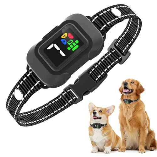 RUXAN Collar Adiestramiento para Perros - Antiladridos para Perros Ultrasonidos, 6 Modos De Eficiente, 7 Niveles De Sensibilidad Ajustables, Adecuado para Perro Grandes y Pequeños, Bark for Dogs