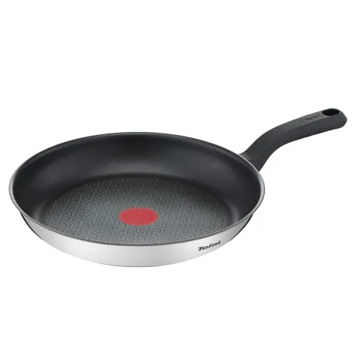 Tefal Comfort Max - Sartén 30 cm, Acero inoxidable