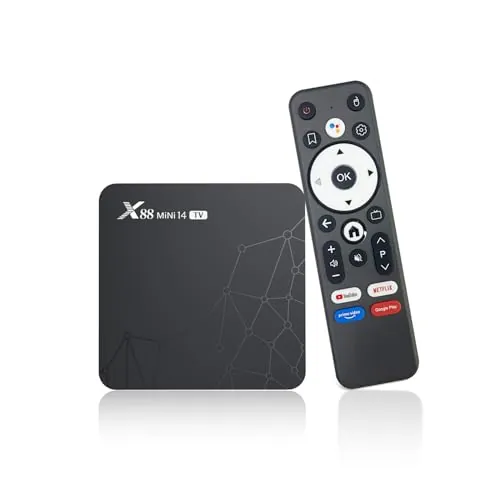 Android 14 TV Box, 2GB RAM 16GB ROM Box TV 4K HDR10 RK3518 Quad-Core
