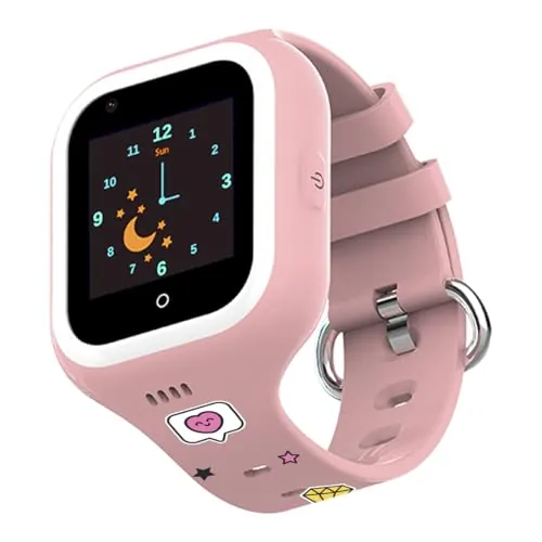 Save Family Iconic Plus Ed. Mr. Wonderful con Correas customizadas. Reloj Inteligente niño Videollamada, Música, Identifica Llamadas, Video, Bluetooth, App Store, Whatsapp & Stikers Divertidos (Rosa)