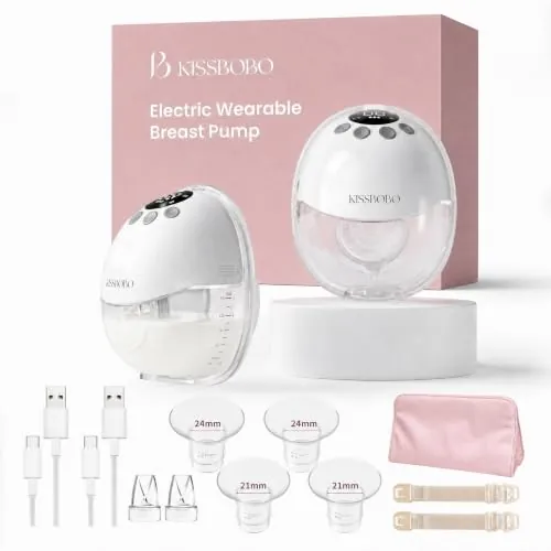 KISSBOBO K8 Sacaleches Electricos Manos Libres Doble