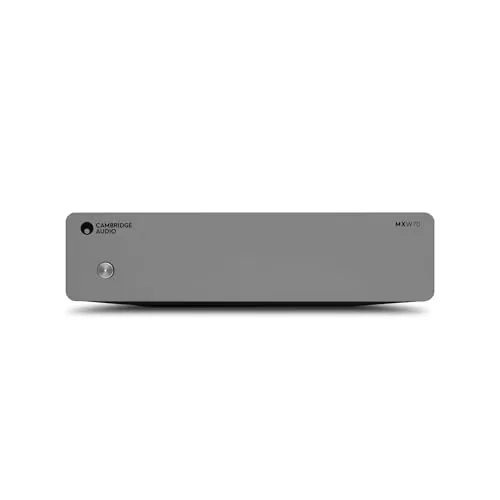 Cambridge Audio MXW 70 - Amplificador de potencia compacto Sistema HiFi con 70 vatios por canal, entradas RCA y XLR y amplificación Hypex NCORE de clase D - Gris lunar