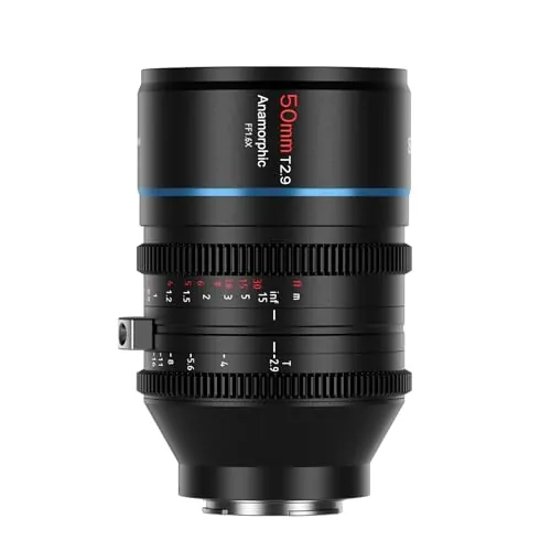 SIRUI 50mm T2.9 1.6X Full Frame Anamorphic Cine Cinema Objetivo Lens Lenses Lente(RF Mount)
