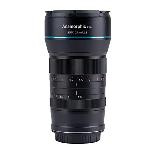 SIRUI 24 mm F2,8 1,33X Objetivo Cine anamórfico APS-C (Montura M4/3) para GH5/GH6/BMPCC