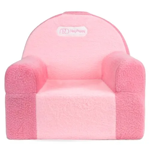 Heypappy Sillón Infantil,Sofa Niños con Espuma Cómoda y Terciopelo
