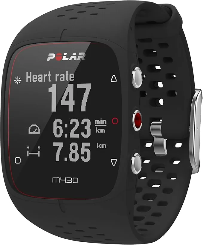 Polar M430 - Reloj de Entrenamiento con GPS y Pulsometro Muñeca - Running Watch, Registro Actividad 24/7 y Registro del Sueño, Velocidad, Distancia También en Indoor, M/L
