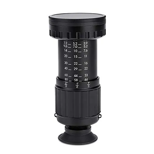 VD-11x Micro Director HD Viewfinder Scene Viewer con 11x Aumento para Fotografía de TV de Cine, Aluminio + Vidrio óptico Múltiple, Color Negro, Adecuado para la Mayoría de los