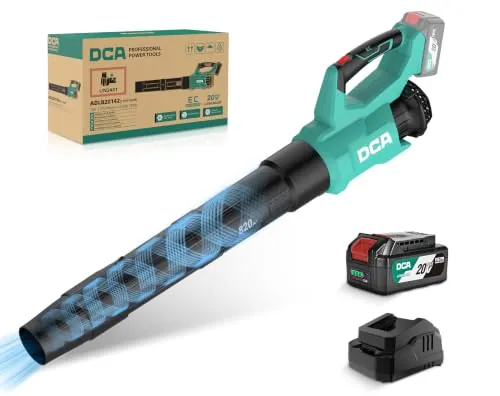 DCA Soplador de Hojas a Batería 20V con Motor Brushless