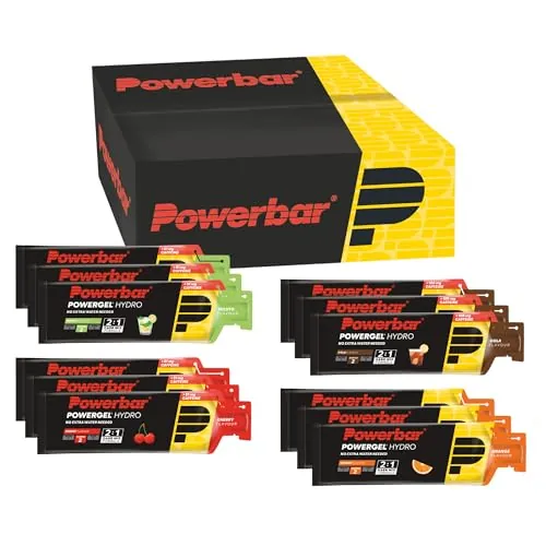 Powerbar - PowerGel Hydro - Multiflavourbox - 12x67ml - Gel energético alto en carbohidratos