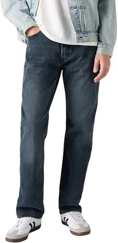 Levi's Hombre 501 Original Fit Vaqueros, Blue Black Stretch, 32W / 30L