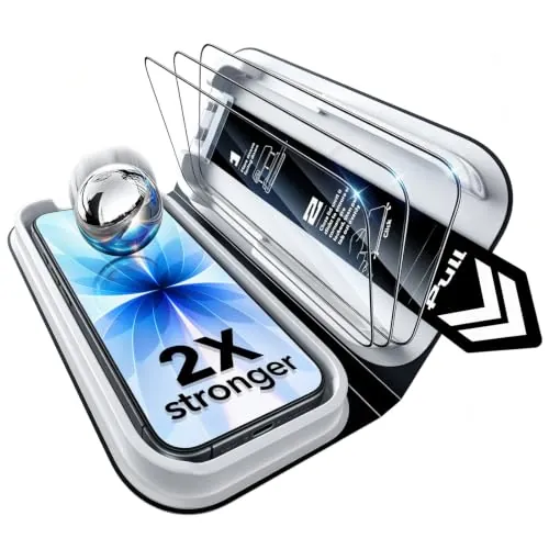 ESR Pack 3 Protector Pantalla para iPhone 17/16 Pro, Classic