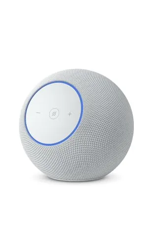 Amazon Echo Studio (última generación), diseño compacto, audio 3D inmersivo y Dolby Atmos, (blanco), con Acceso Anticipado a Alexa+