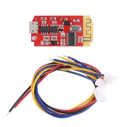 ACOLY Módulo receptor Bluetooth de 3,7-5 V, placa amplificadora de 5 V CC, minichip inalámbrico de audio estéreo de 5 W para altavoz inalámbrico DIY