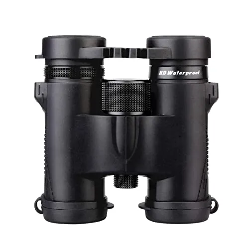 Svbony SV47 Binoculares, 8x32 Prismaticos Pequeños y Potentes Impermeables, Bak4 Prisma con Revestimiento Reflectante de Aluminio para Observación de Aves Espectador de Viaje