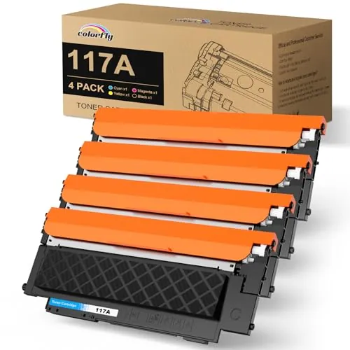 colorfly 117A Cartuchos de Toner Compatible para HP 117A Toner W2070A