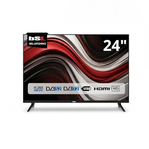 TV 24” BSL-24T2HDV2 TV LED HD 1366x768 | 60Hz | USB | DVBT2 HD H.265 | DVB-S2 | | HDMI
