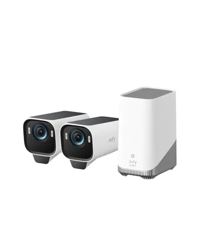 eufy by Anker S3 Pro eufyCam 3 Pro, 4K Camara vigilancia WiFi Solar