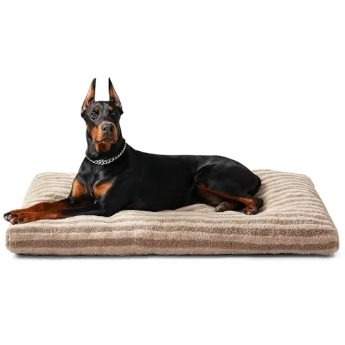 Pawk Cama Perro Grande, XXL Cama para Perros Lavable, Cojín para Perros Transpirable Mullido Suave Antideslizante, 121x75x11cm