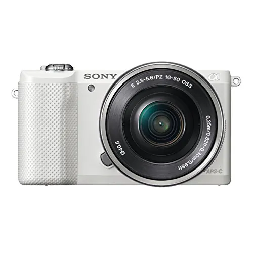 Sony - Alpha 5000 Kit 16 – 50 mm Weiss (ilce-5000lw)