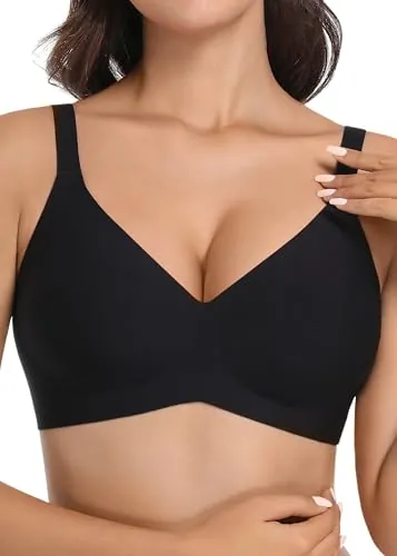 Kohentact Sujetadores inalámbricos para Mujer – Bralette sin Costuras con realce, Cobertura Total y máxima Comodidad Diaria