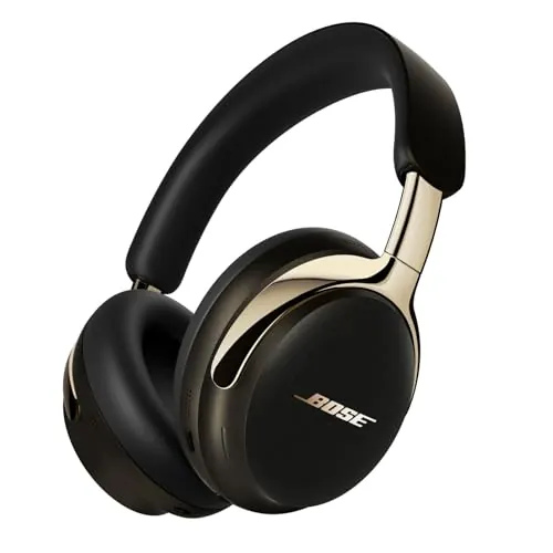 Bose QuietComfort Ultra Bluetooth (2.ª generación) Auriculares de Diadema inalámbricos con Audio Espacial, cancelación de Ruido con micrófono, hasta 30 Horas de reproducción, Dorado Desierto