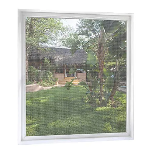 MYCARBON 2Pcs Mosquitera para Ventana 150x180cm, Blanca | Mosquiteras de Ventanas Autoadhesiva, Anti Insectos, Cortable con Cuchillo