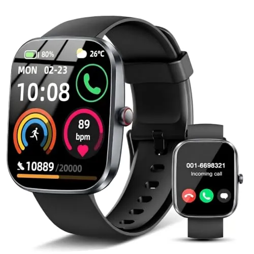 Reloj Inteligente Hombre Mujer, 1.91"HD Smartwatch con Llamadas Bluetooth