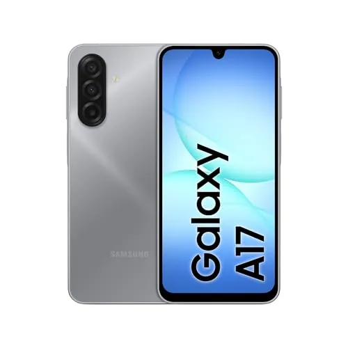 Samsung Galaxy A17 LTE 256GB - Teléfono Móvil con IA, Android, con Pantalla Grande, Cámara 50MP, 4GB RAM, Batería 5000mAh, Gris, Garantía del Fabricante 3 Años + 1 Año Extra (Versión Española)