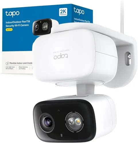 Tapo C216 - Cámara 2K 3MP 360°, IA, Interior/Exterior, MicroSD 512 GB