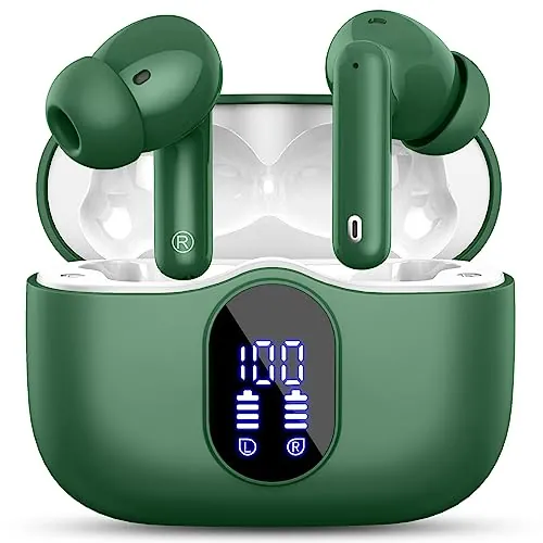 Auriculares Inalámbricos Bluetooth, Auriculares Bluetooth 5.3, HiFi Estéreo