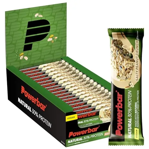 Powerbar Natural Protein Bar (18x40g) Crujiente de cacahuete salado Barritas Barritas proteínicas