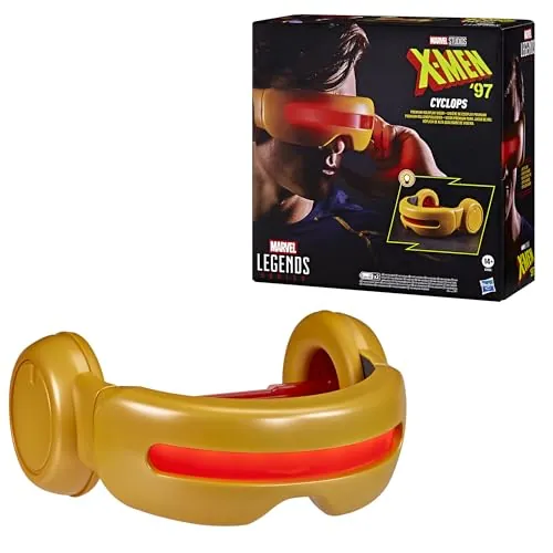 Marvel Legends Series X-Men '97, Cíclope, Visor Premium para Juego de rol, Artículos de colección para Adultos basados en la Serie Animada