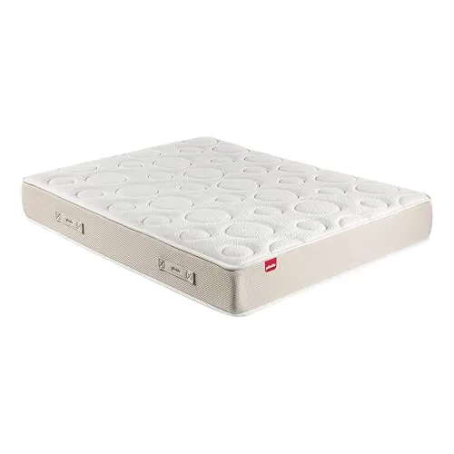 PIKOLIN - Colchón Viscoelástico 135x190 cm Premium - Altura 28 cm - Núcleo Muelles Ensacados Extra Confort - Doble Cara - Tratamiento Higiénico Triple Barrera - Fabricado en España - Modelo Shire