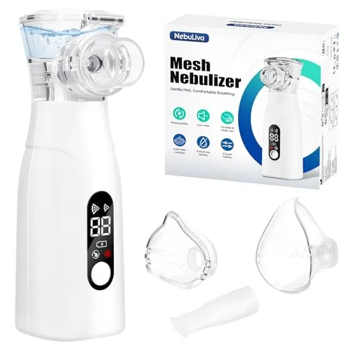 NebuLiva Nebulizador Portátil para Adultos y Niños