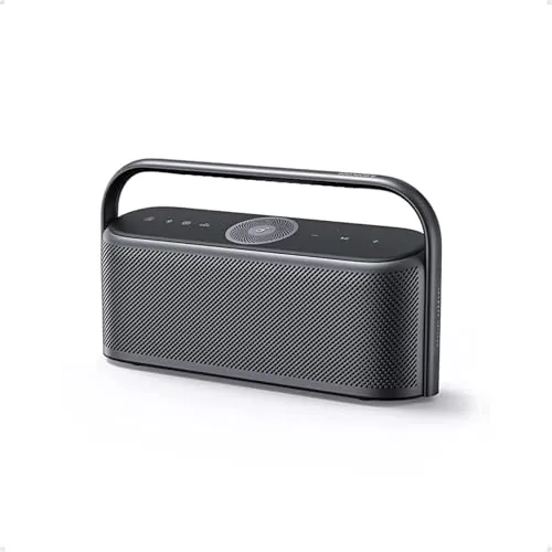 Soundcore Motion X600 Altavoz Bluetooth Potente, Altavoz portátil y inalámbrico, Hi-Res, 50W, IPX7, 12h, EQ Personalizable, Entrada de AUX IN