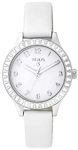 TOUS Watches Straight Kids Reloj para Niño Analógico de Cuarzo con Brazalete de Piel de Vaca 000351415