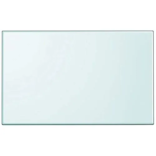 vidaXL Tablero Transparente Cristal Templado Modelo Cuadrado Diametro 1000x620mm