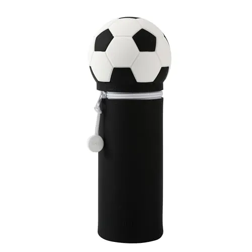 I-TOTAL® - Estuche de Silicona Suave para la Escuela, Extensible con Forma Contorneada (Football)