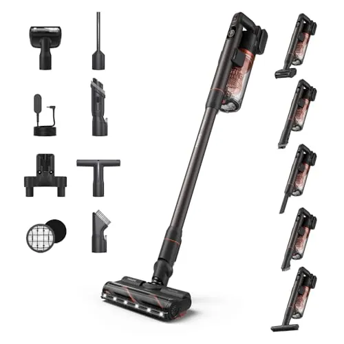 Philips Aspirador escoba sin cable Serie 7000 SpeedPro Max - Potente Succión de 360°, Máx. 80 min, Para Pelo de Mascotas, Para Alfombras y Suelos Duros, Limpieza de Bordes 0 mm, 4 acc. LED (XC7065/01)