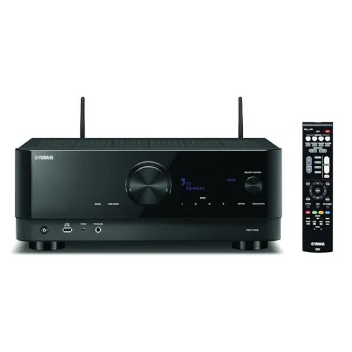 Yamaha RX-V4A - Receptor de Red con Sonido Surround MusicCast, Funciones específicas para Juegos y Sistemas de Control de Voz, Talento Completo con 5.2 Canales