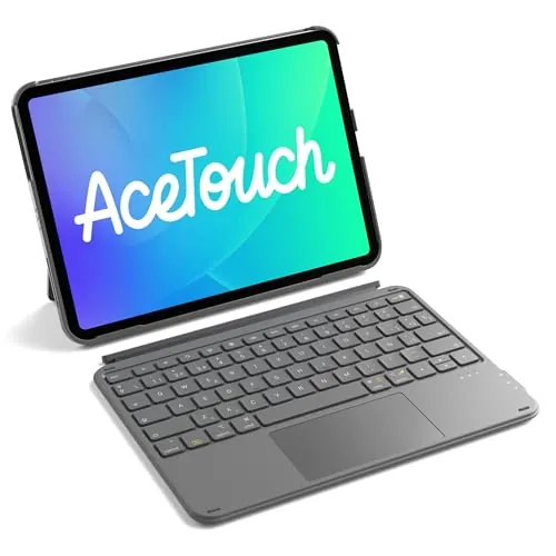 Inateck Funda con Teclado iPad A16/10ª Gen, Ultraligera 450g